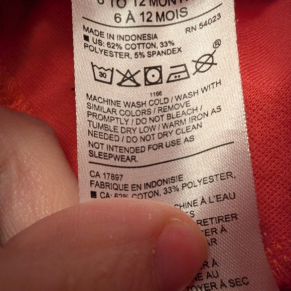 3 For $12 Janie and Jack Coral Leggings with Gold Accents - Picture 3 of 8